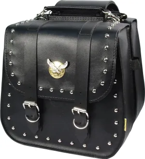 Dowco Willie & Max 58240-01 Studded Series Straight Saddlebag