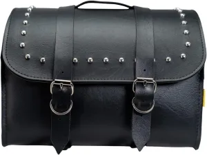 Dowco Willie & Max 58502-01 Ranger Series: Synthetic Leather Studded Motorcycle Max Pax Tour Trunk, Black, Universal Fit, 40 Liter Capacity
