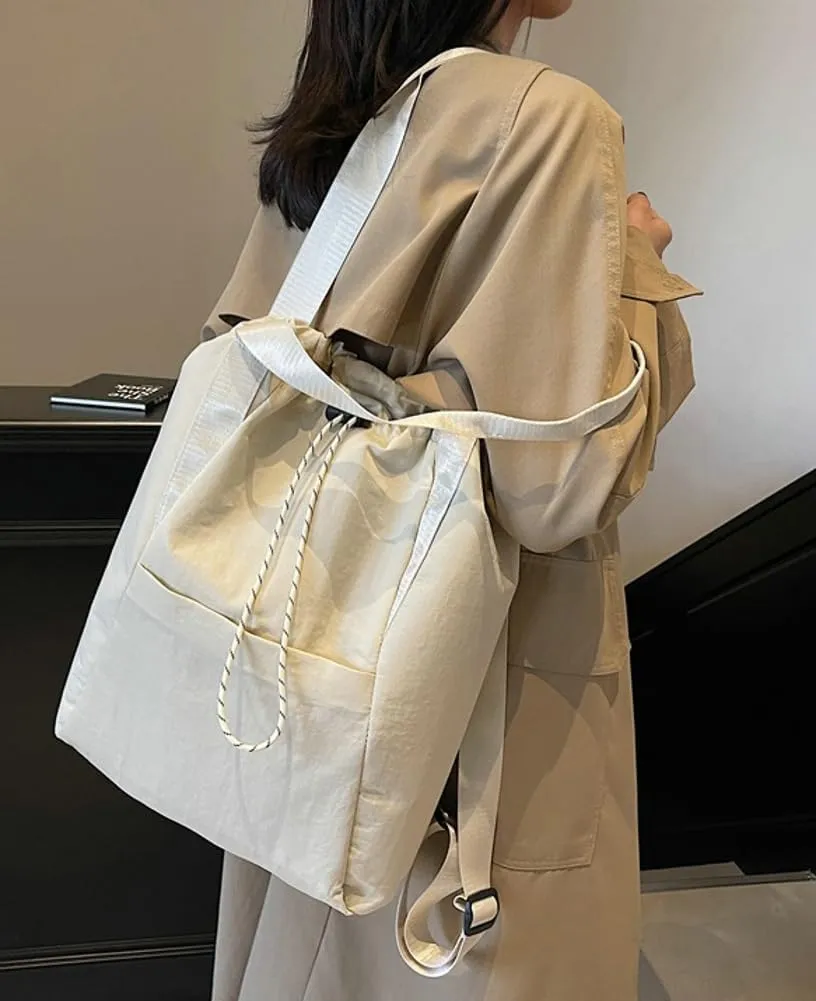 Drawstring Gym Backpack with Wet Pocket Water Resistant Travel Tote Bags for Women Men Sports Bag for Fitness Outdoor
