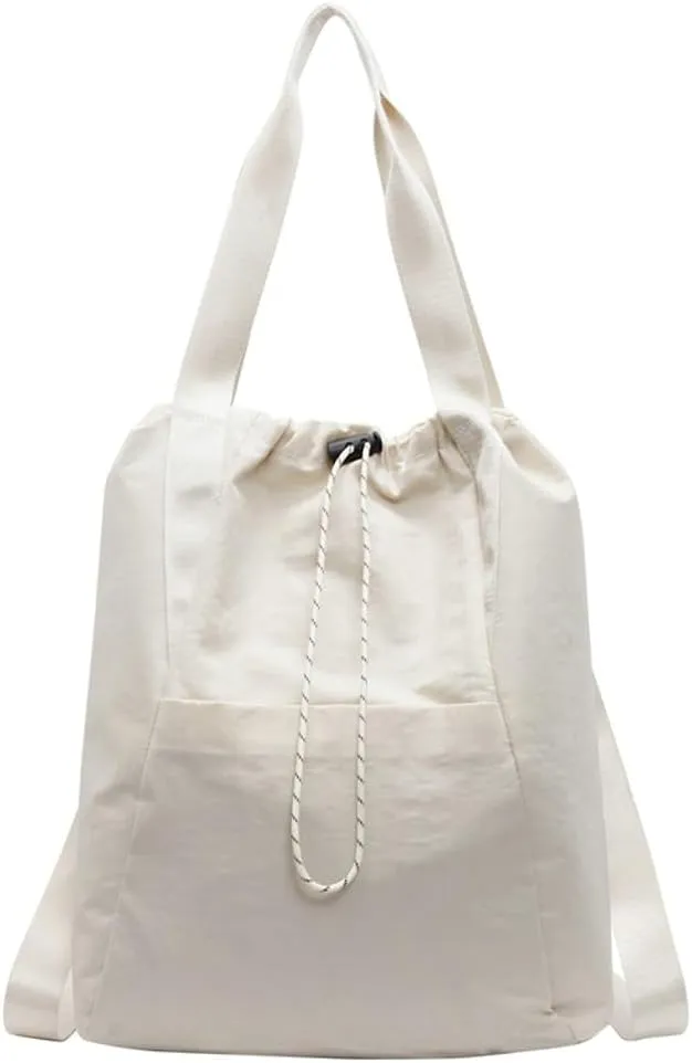Drawstring Gym Backpack with Wet Pocket Water Resistant Travel Tote Bags for Women Men Sports Bag for Fitness Outdoor