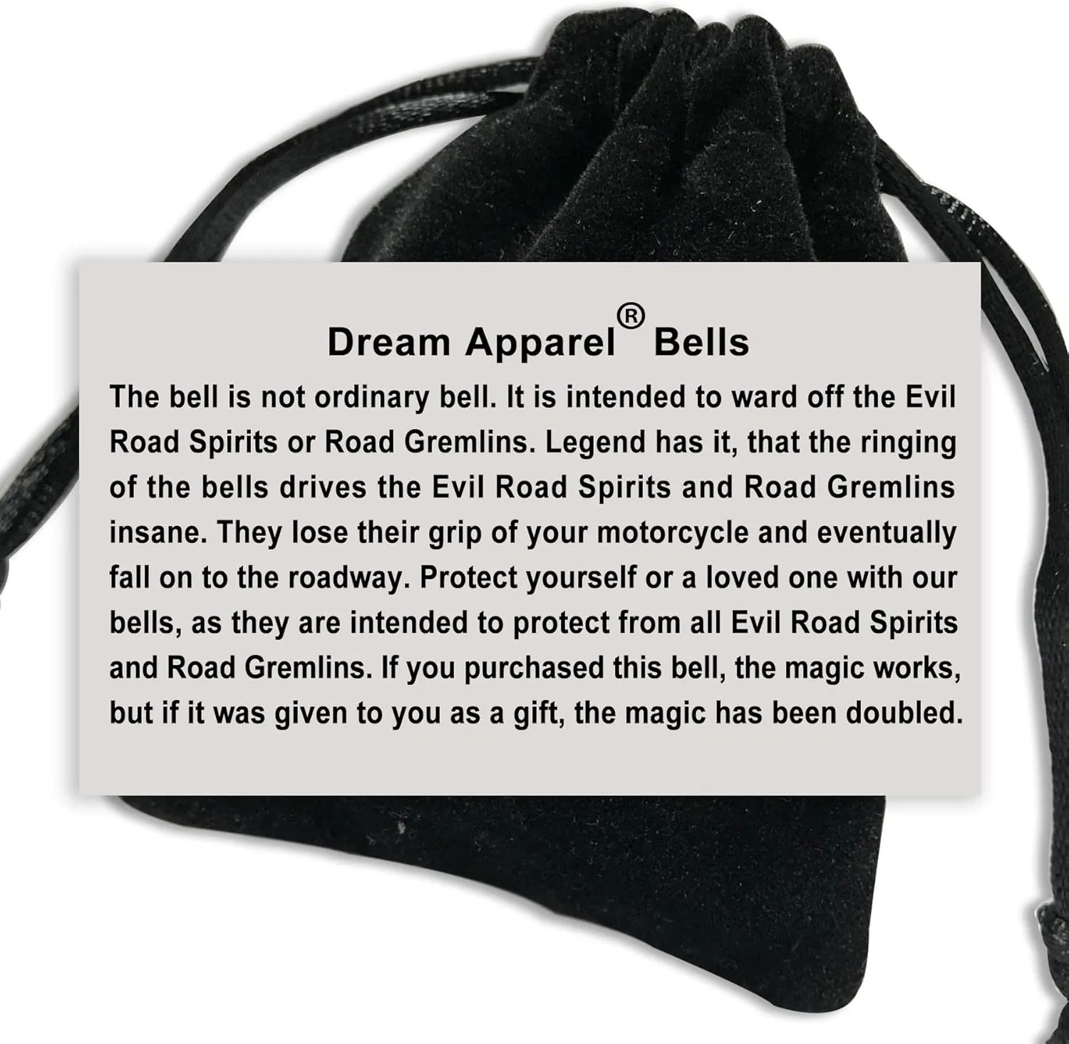 Dream Apparel 2 Pack Motorcycle Bells Guardian Angel for Biker Rider Men Women Ride Riding with Hangers, Drive Away Gremlins