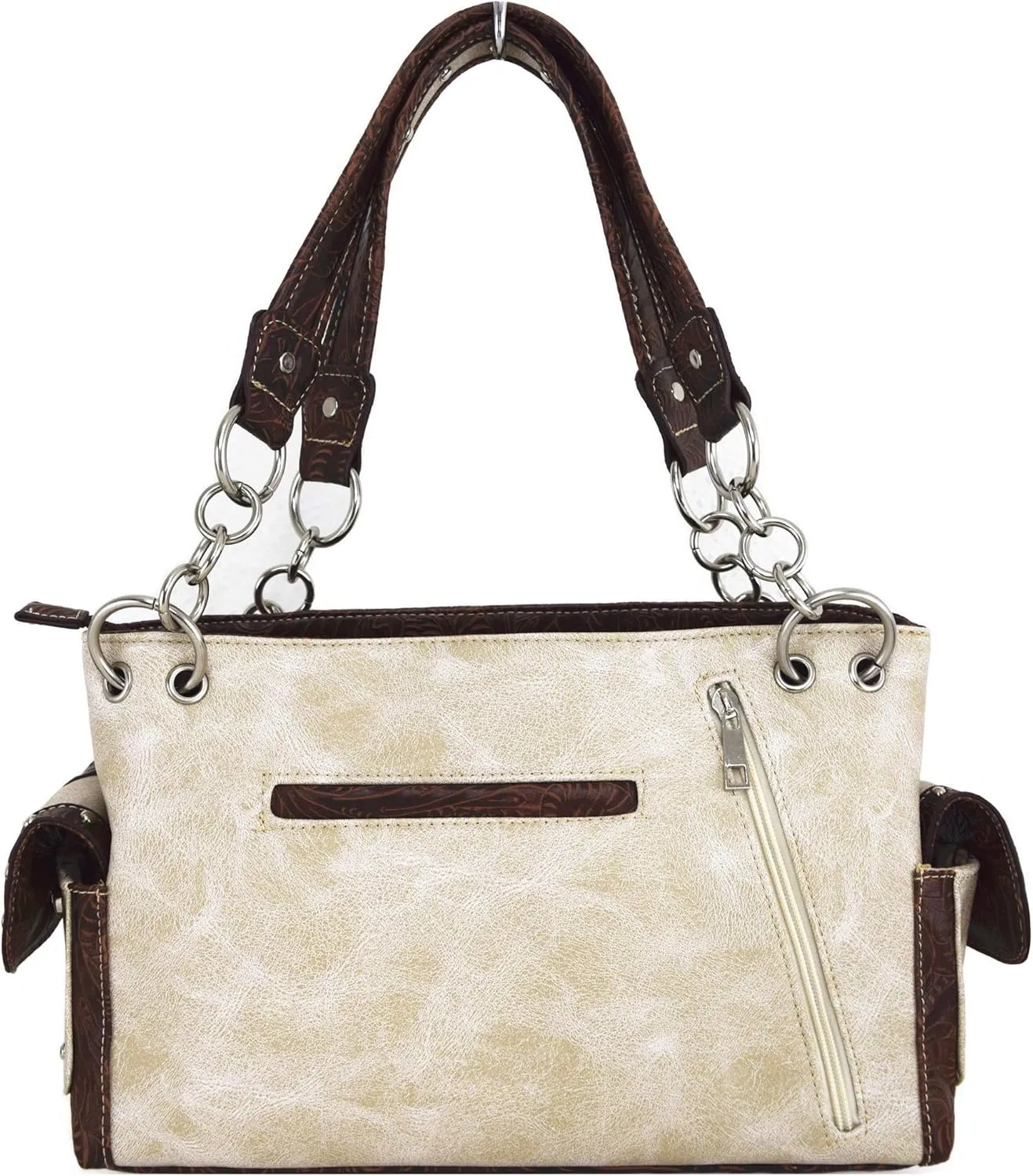 Embroidered Cross Scripture Bible Verse 2 Corinthians 12:9 Purse Studded Western Style Handbag Women Shoulder Bags Wallet Set