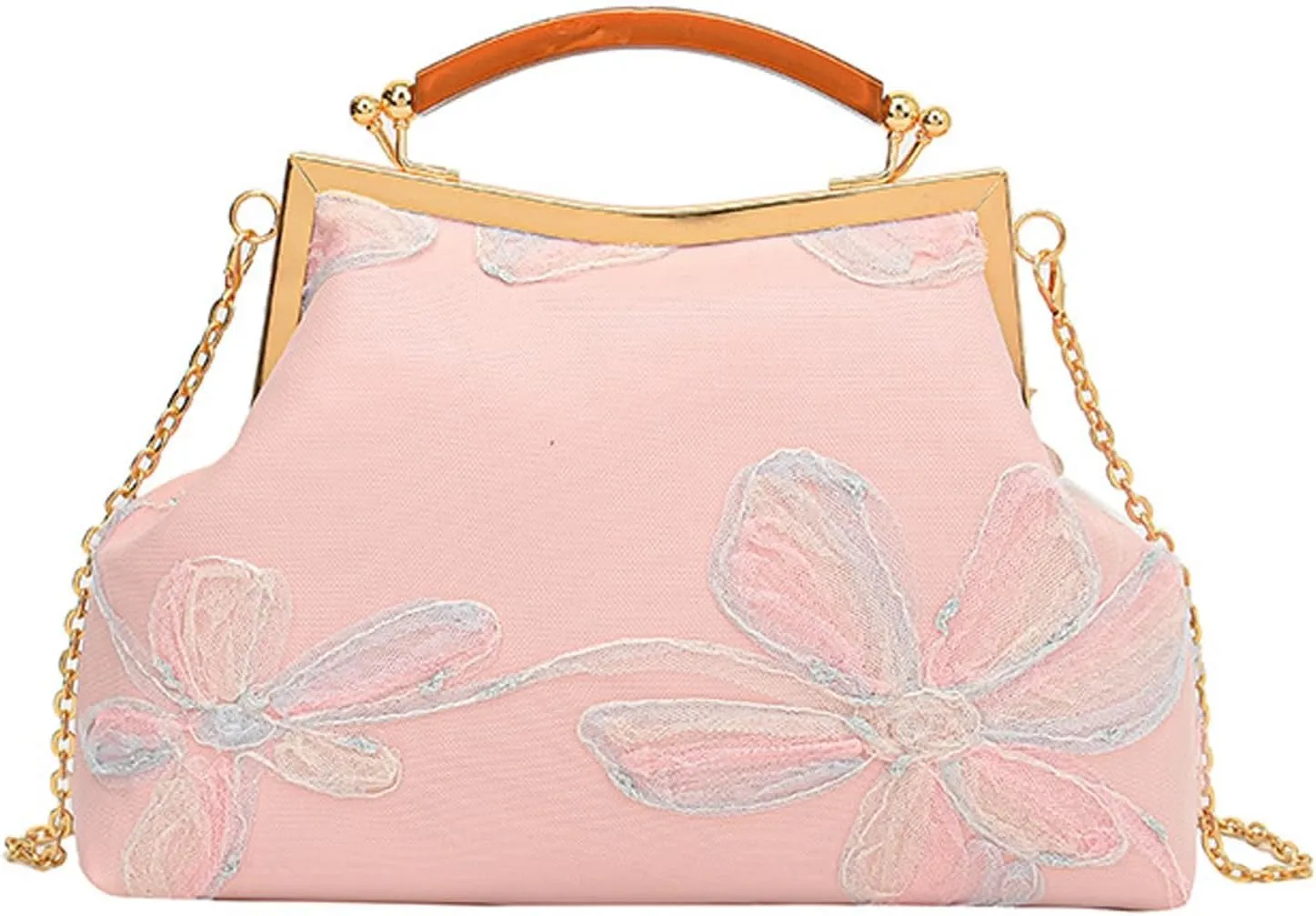 Embroidered Evening Bag，Floral Clutch,Evening Bag for Women,Shoulder Crossbody Bags,Dinner Handbag