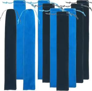 ERINGOGO 30 Pcs Clarinet Storage Bag Flute Instrument Storage Drumsticks Bags Harmonica Carry Bag Recorder Bag Flute Carry Bag Flute Velvet Pouch Recorder Instrument Bag Vertical Shell