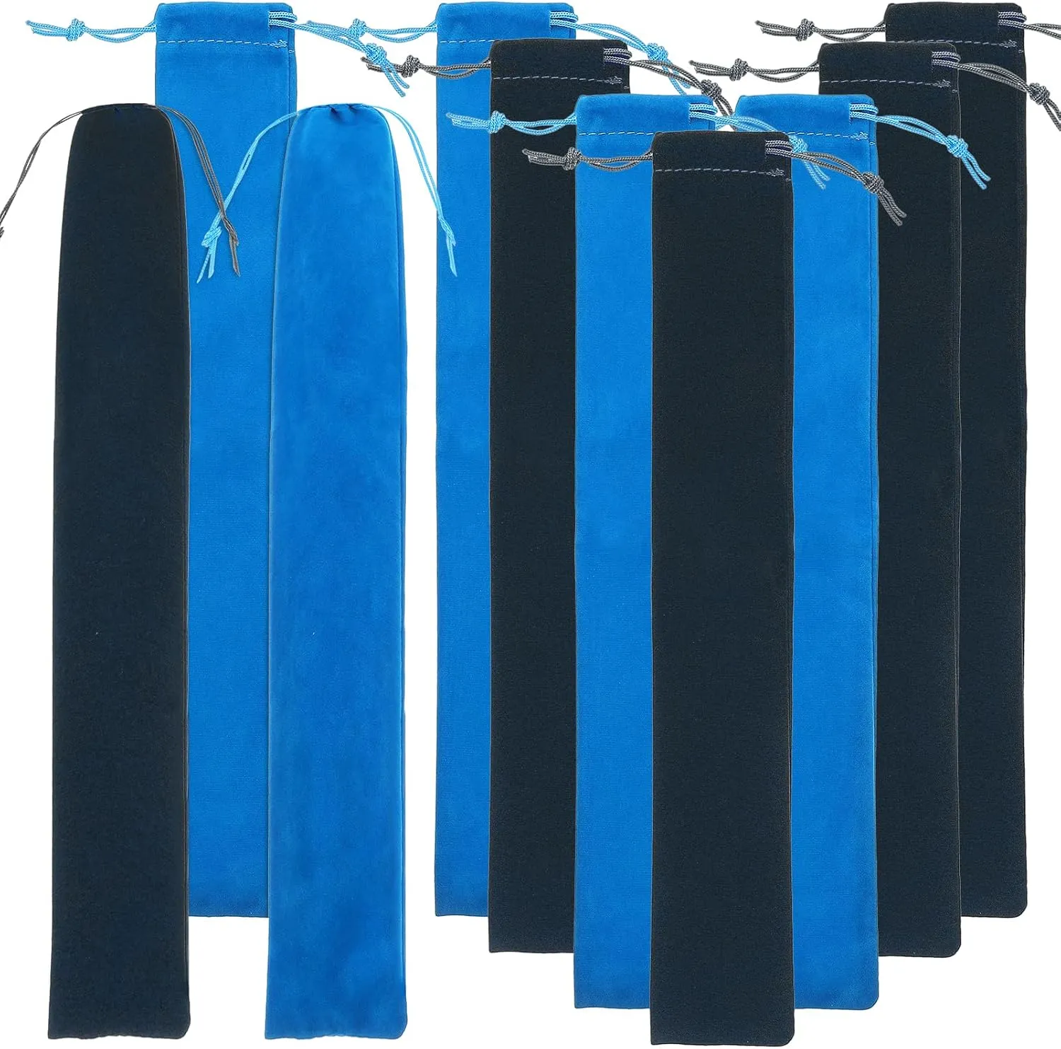 ERINGOGO 30 Pcs Clarinet Storage Bag Flute Instrument Storage Drumsticks Bags Harmonica Carry Bag Recorder Bag Flute Carry Bag Flute Velvet Pouch Recorder Instrument Bag Vertical Shell