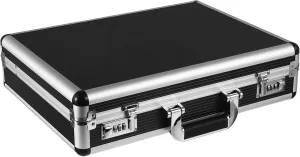 ERINGOGO Aluminum Briefcase - 17in Attache Laptop Case Padded with Password Lock Hard Sided Aluminum Storage Box Lockable Storage Toolbox Tool Storage Case Tool Carrying Case