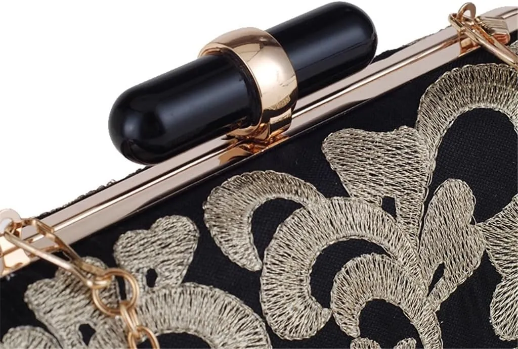 European and American women's clutch bag embroidered dinner party hanbok bag