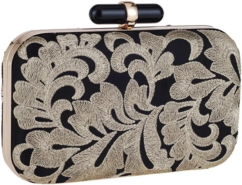 European and American women's clutch bag embroidered dinner party hanbok bag