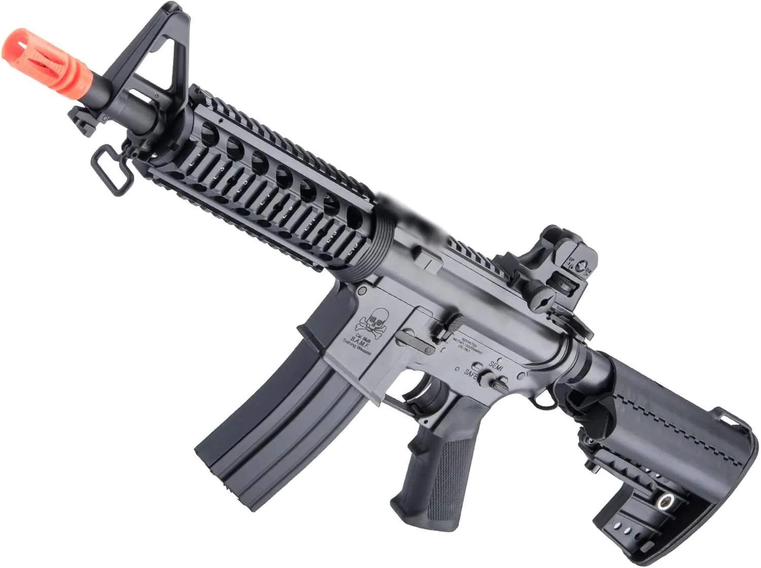 Evike Airsoft - CYMA Sport Airsoft M4 CQB-R Metal AEG Airsoft (Package: Gun Only/Type B)