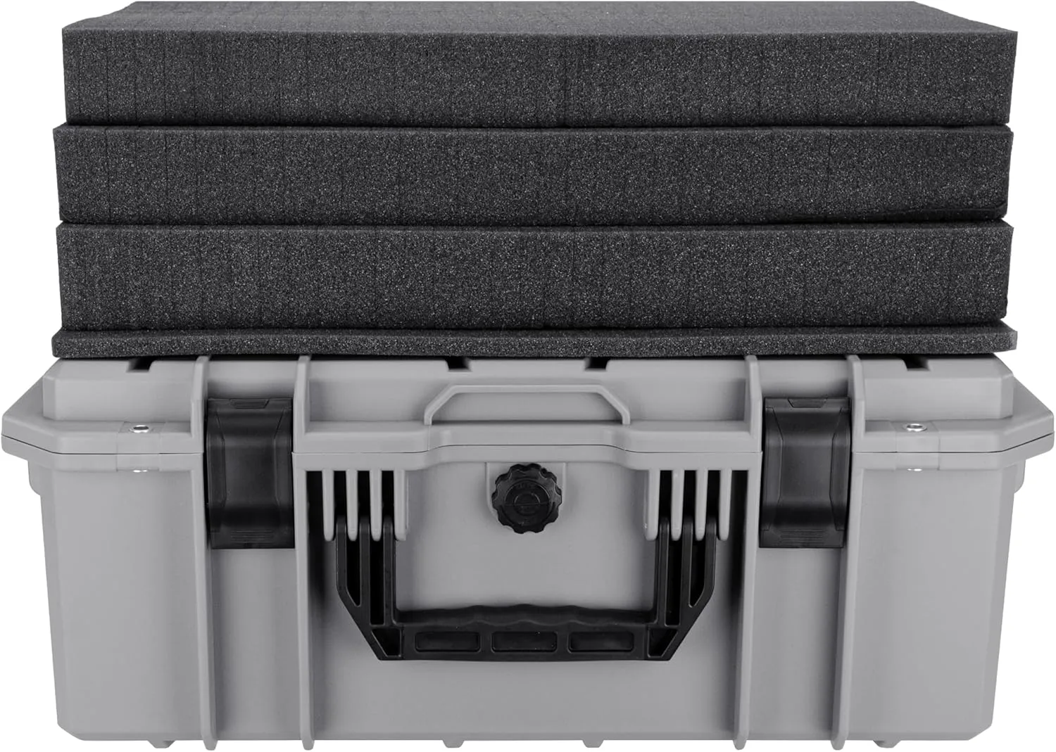 Eylar 21.6" Intact Series Carry-On Hard Camera Case, Lightweight and Durable Stacker Design with Foam (Gray)