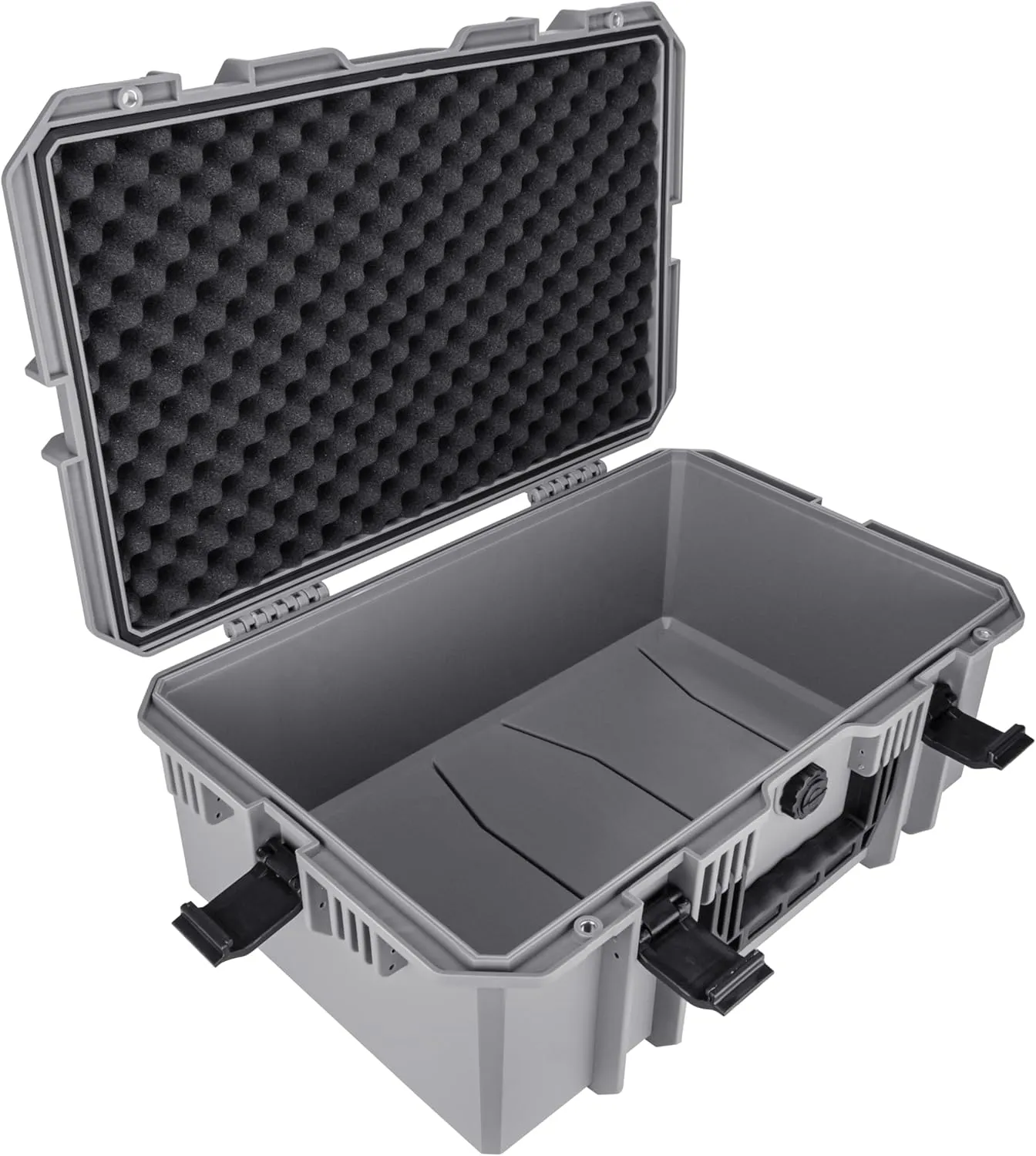 Eylar 21.6" Intact Series Carry-On Hard Camera Case, Lightweight and Durable Stacker Design with Foam (Gray)