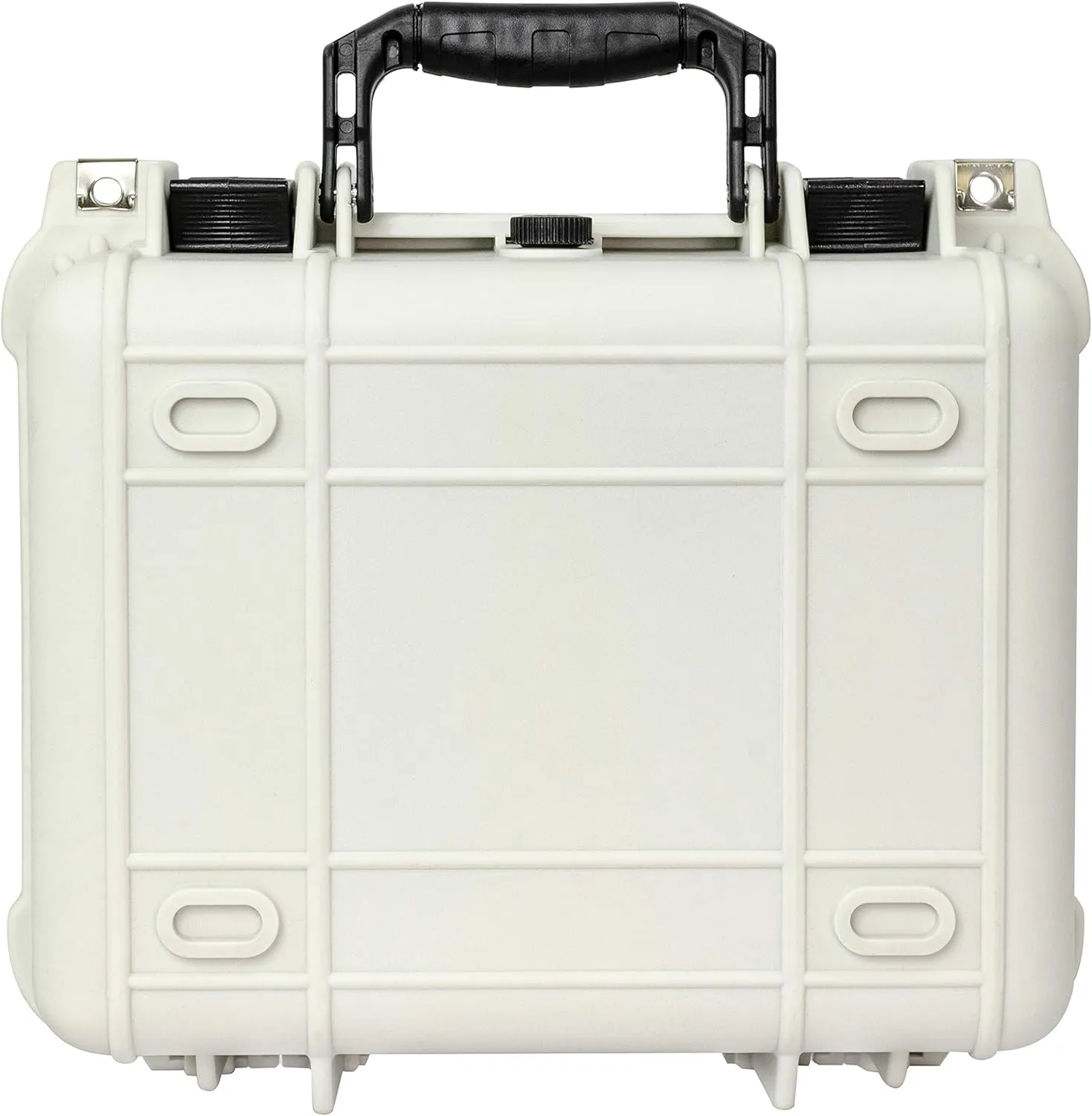 Eylar Protective Gear and Camera Hard Case with Custom Logo Plate, Waterproof & Shockproof w/Foam TSA Approved 13.37 Inch 11.62 Inch 6 Inch (White)