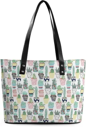Fall Watercolor Pumpkins Leather Handbag Smooth Wrinkle Resistant Lightweight And Convenient
