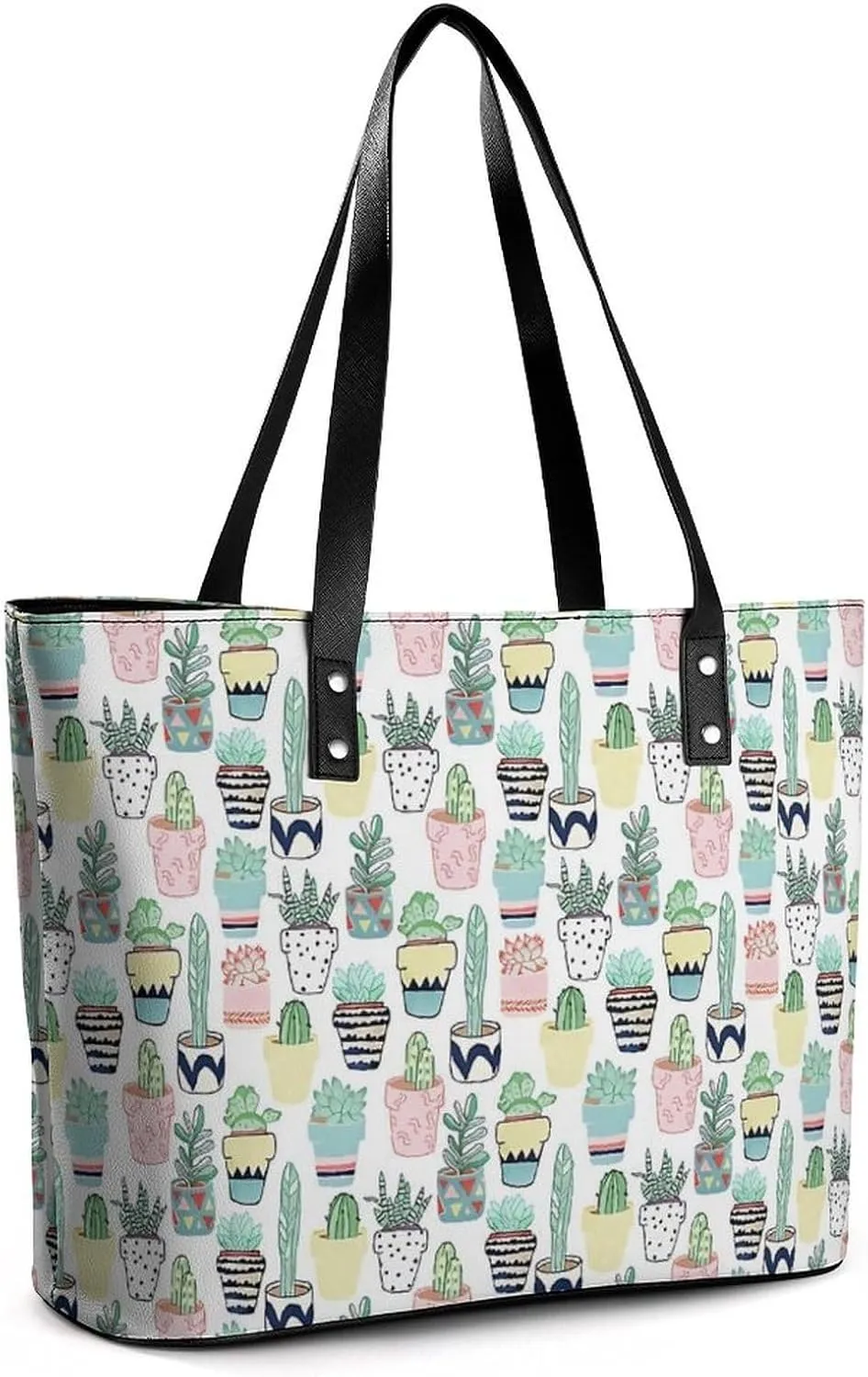 Fall Watercolor Pumpkins Leather Handbag Smooth Wrinkle Resistant Lightweight And Convenient