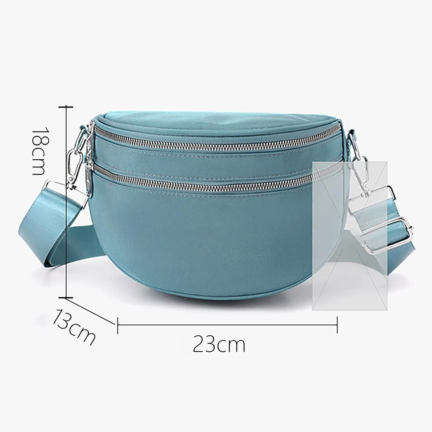 Fanny Packs for Women Cross Body Convertible Shoulder Bags with Wristlet for Work Hiking Essentials Bag(BU1)