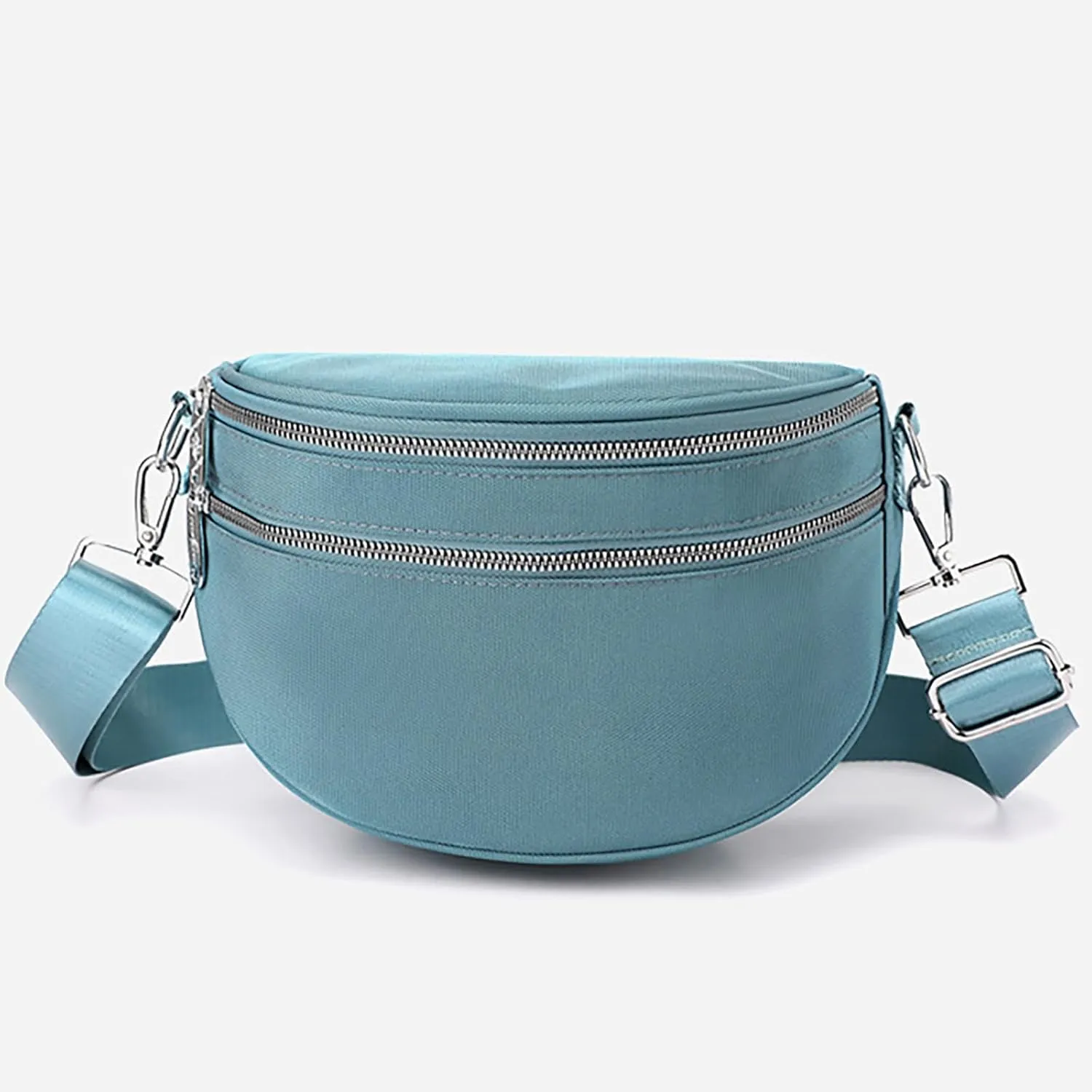 Fanny Packs for Women Cross Body Convertible Shoulder Bags with Wristlet for Work Hiking Essentials Bag(BU1)