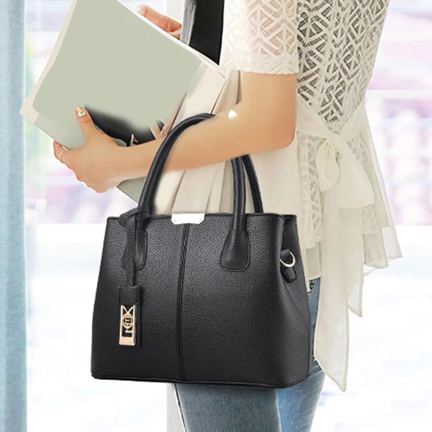 Fashion Handbag Simple Bag Large Capacity One Shoulder Women Bag Work Bags for Women Large Tote