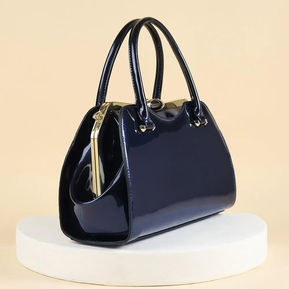 Fashion Leather Women's Top Handle Satchel Crossbody Bag Handbags Tote Purses Hard Shoulder Messenger Bags