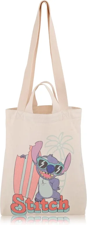 Fast Forward Stitch Beach Bag Tote Bag for Women | Canvas Beach Tote Bag Reusable Grocery Bag | Grey Travel Bag Stitch Accessories, Small, LSVT31FN