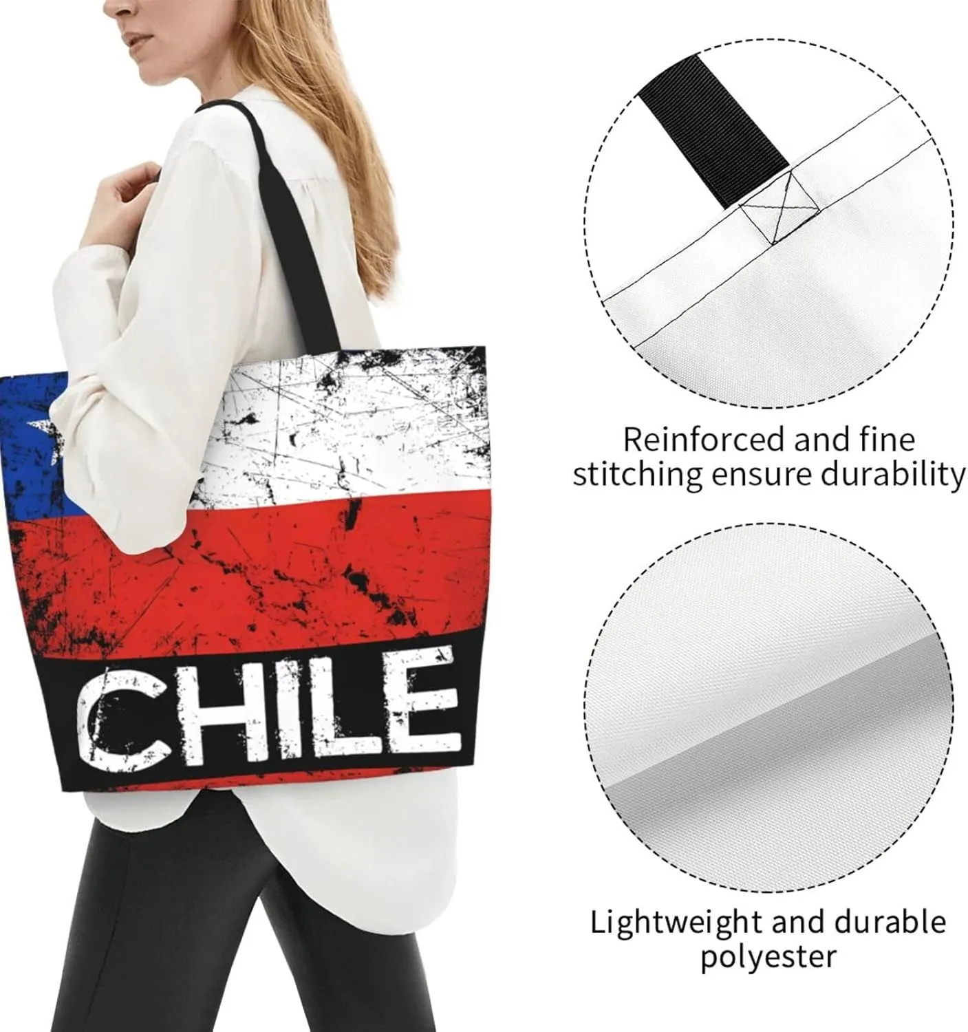 Fight Breast Cancer Awareness Ribbon Women's Tote Bag Large Capacity Single Shoulder Bags Handbag for Shopping Work