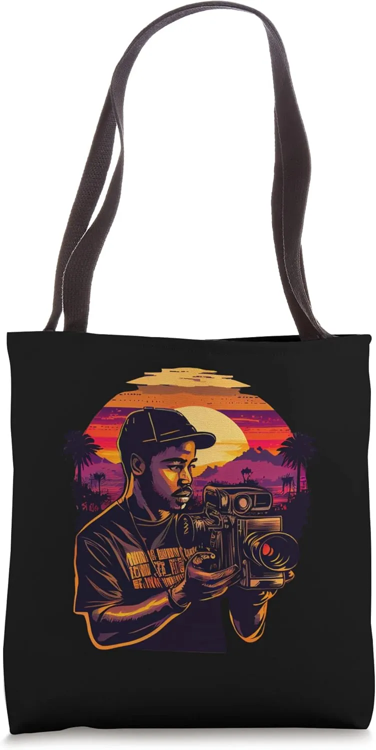 Film Director Videographer Black African American Filmmaker Tote Bag