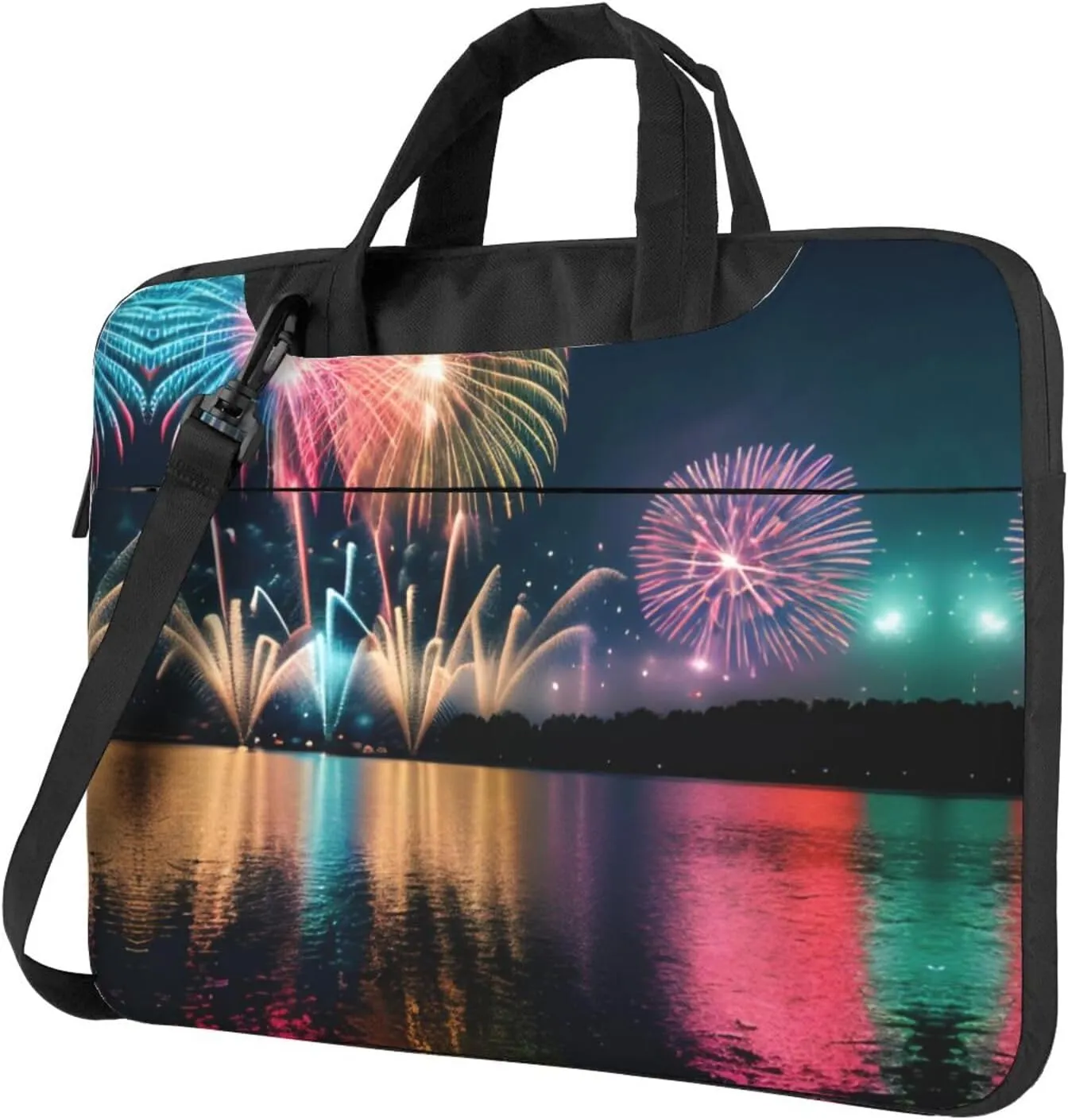 Fireworks Laptop Bag - Shockproof & Stylish Laptop Handbag For Unique And Safe Laptop Transportation