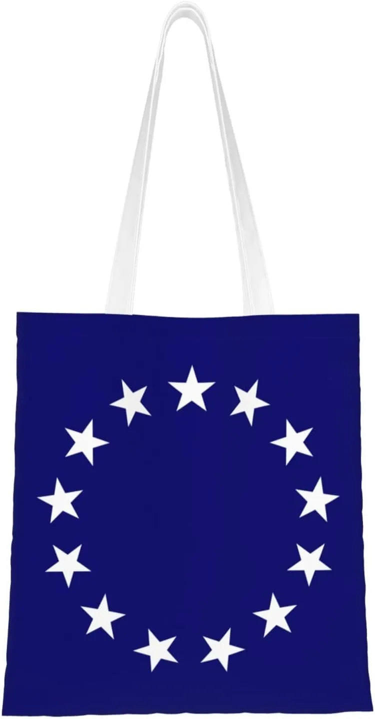 Flag of a United States Foreign Service Officer Tote Bag for Women Canvas Tote Bags Reusable Shopping Bags Use For Shopping The Tote Bag,Grocery Bags,DIY Gift Bags