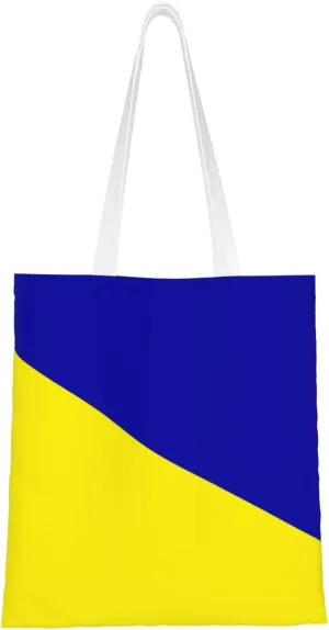 Flag Of Holdenville, Oklahoma Tote Bag for Women Canvas Shopping Bags Reusable Large Capacity Casual Shoulder Handbags Grocery Bags
