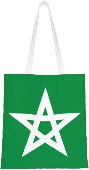 Flag Of Muong Autonomous Region Tote Bag for Women Canvas Shopping Bags Reusable Large Capacity Casual Shoulder Handbags Grocery Bags DIY Gift Bags