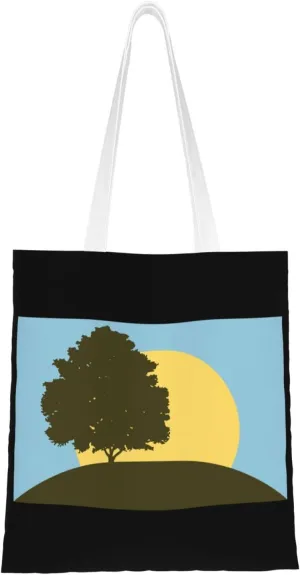 Flag Of Pleasant Ridge, Michigan Tote Bag for Women Canvas Shopping Bags Reusable Large Capacity Casual Shoulder Handbags Grocery Bags