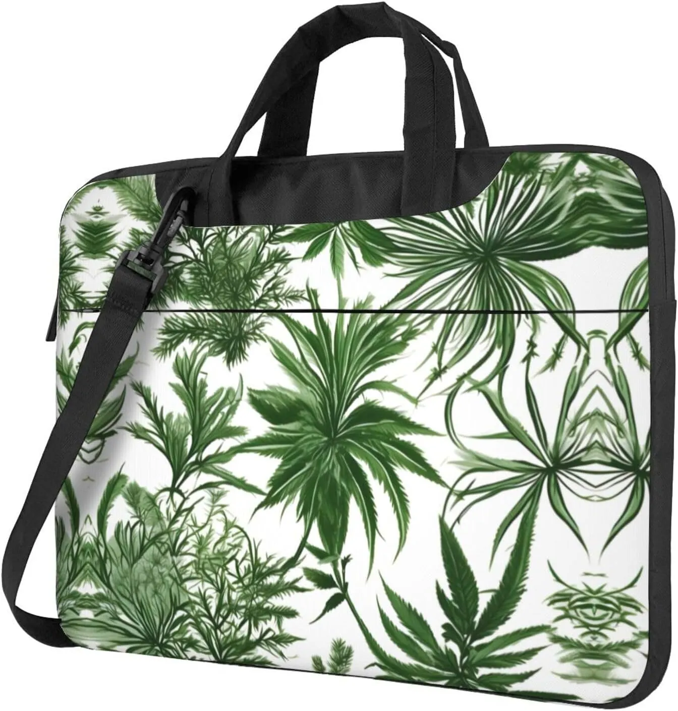 Flowering Herbs And Herbaceous Plants Laptop Bag - Shockproof & Stylish Laptop Handbag For Unique And Safe Laptop Transportation