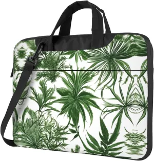 Flowering Herbs And Herbaceous Plants Laptop Bag - Shockproof & Stylish Laptop Handbag For Unique And Safe Laptop Transportation