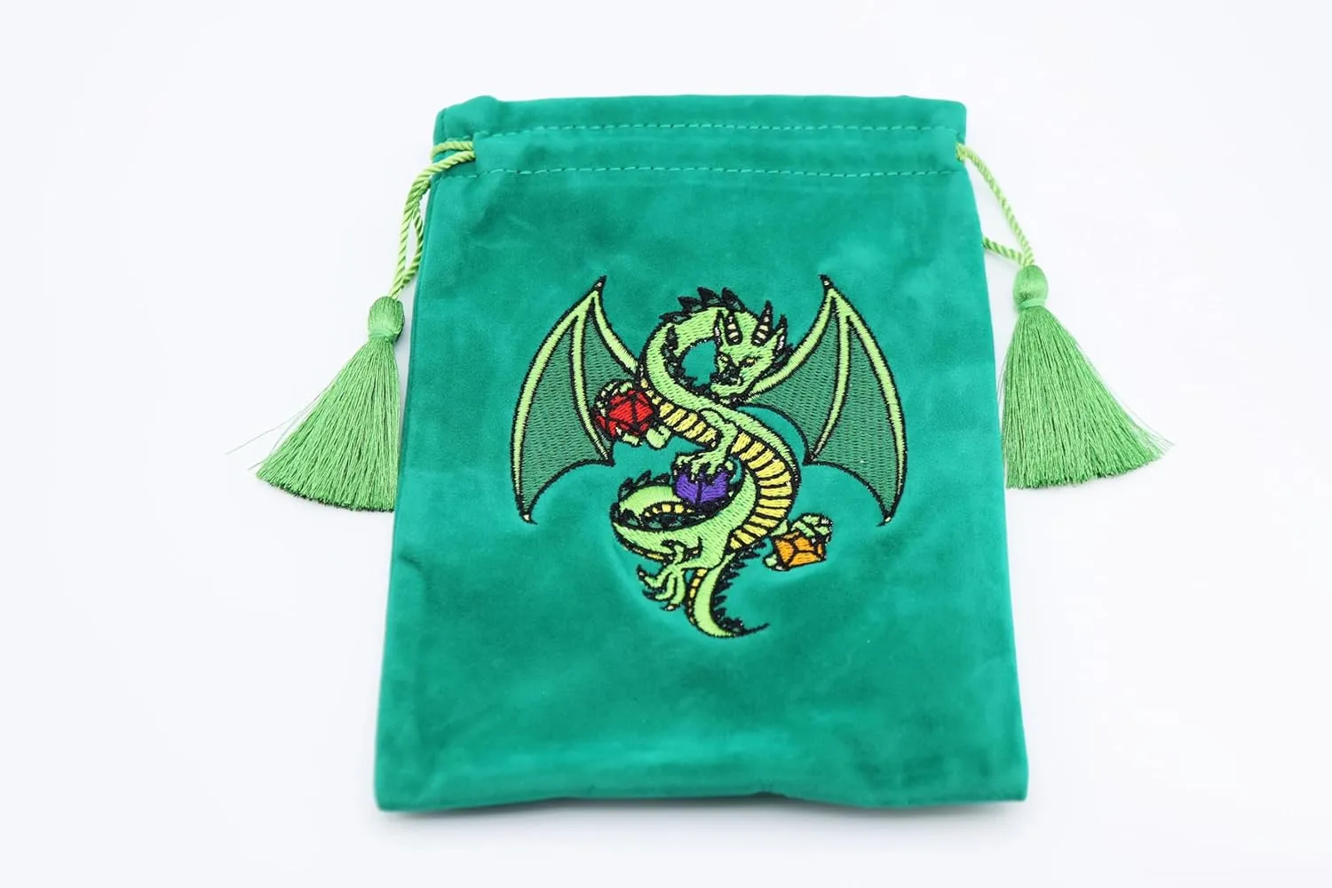 Foam Brain Dice Bag - Green Dragon