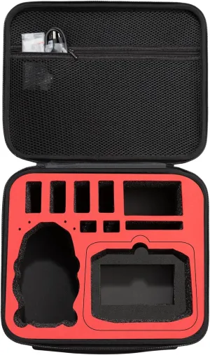 for 3 Portable Storage Bag Travel Outdoor PVC Carrying for Case Large Capacity Zipper Handbag Accessory, Internal Red