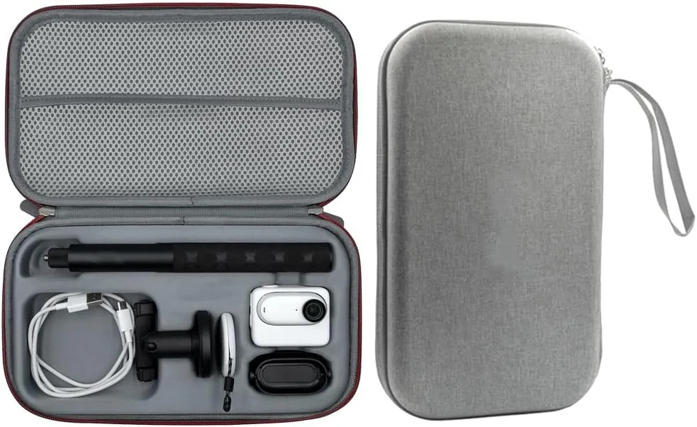 for Insta360 Go3 GO3S Carrying Case,EVA Hard Shell Travel Carrying Case for Insta360 GO3/GO3S Action Camera Case Bag (1)
