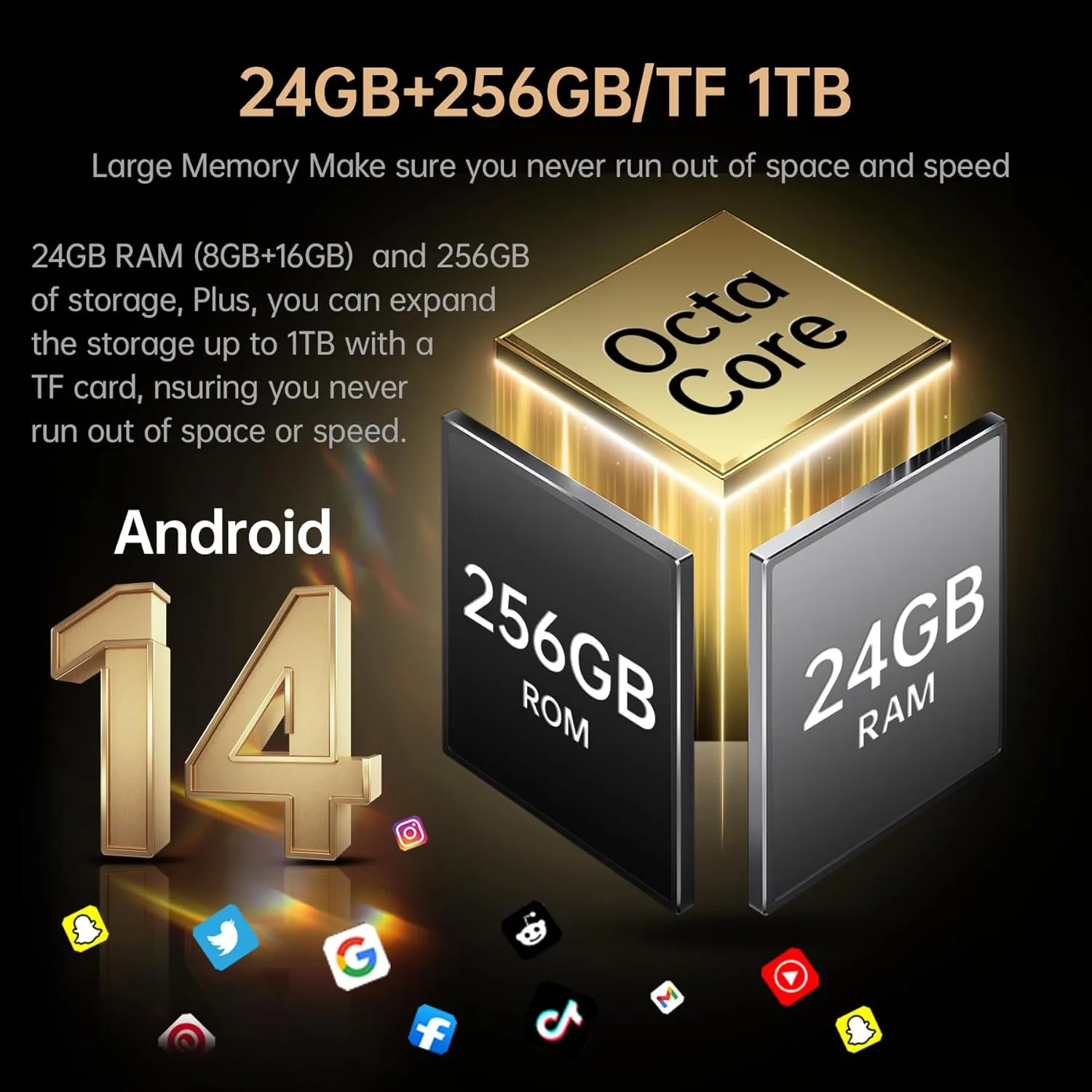 FOSSIBOT F112 PRO (2025) Rugged Phone Unlocked 5G - 24GB RAM 256GB/1TB ROM Cell Phone, 6.88''Display, 7150mAh Battery Smartphone, 50MP Camera, Android 14 Dual SIM Phones, IP68/IP69K/NFC/GPS/T-Mobile