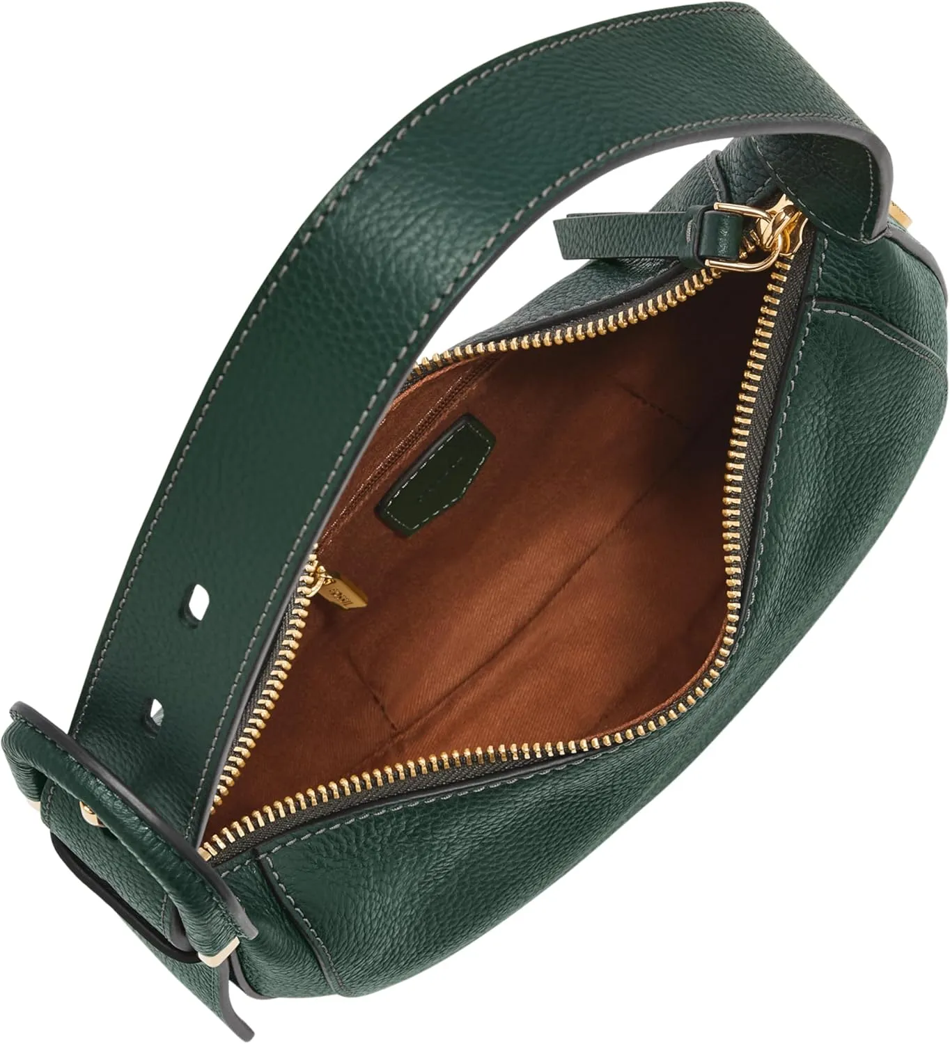 Fossil Women's Harwell Leather Crescent Shoulder Bag