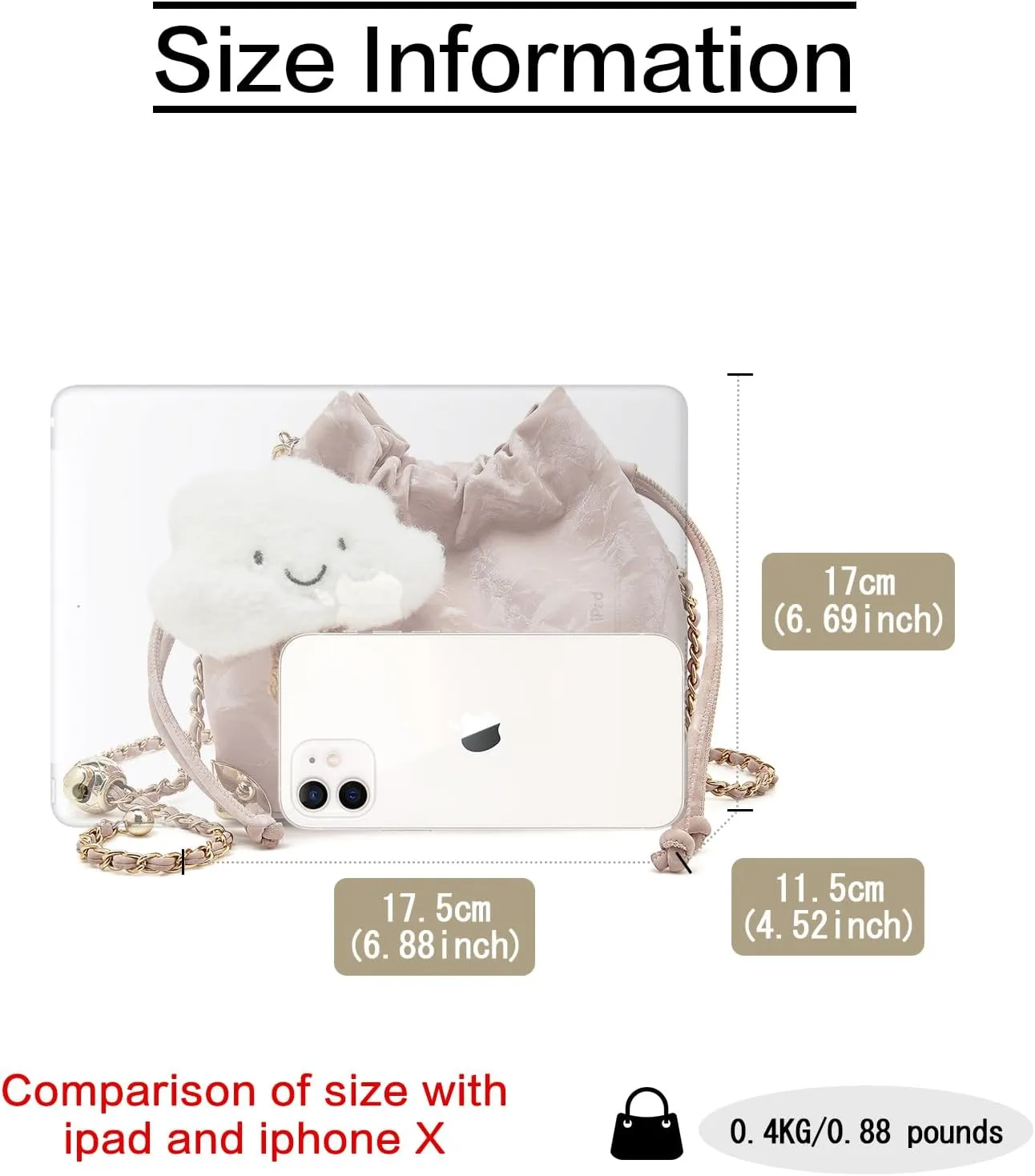 FOXLOVER Chamois Crossbody bags for women Small Bucket Velvet Fabric Soft Leather Purses Design Pearlescent Chain Straps
