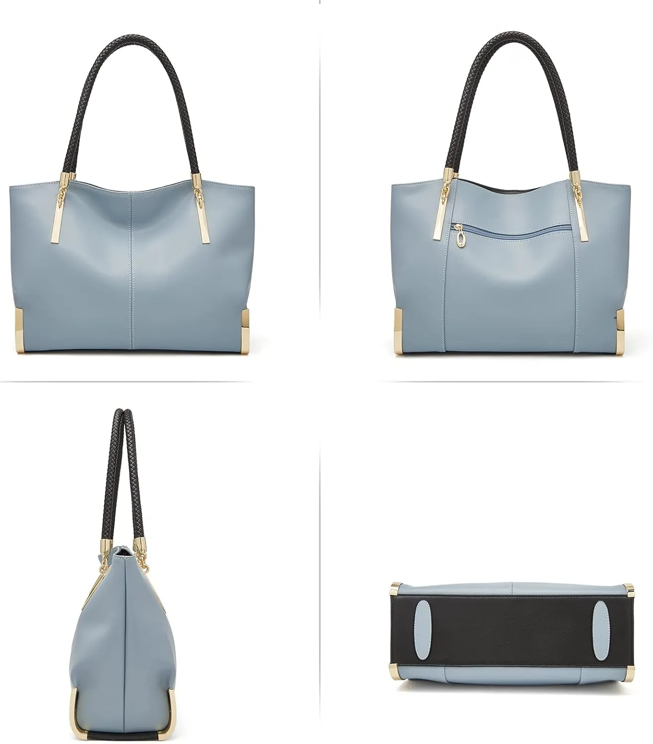 FOXLOVER Large Capacity Tote Handbags for Women, Women's Top-handle Bags Fashion Shoulder Bags Purses Minimalist design