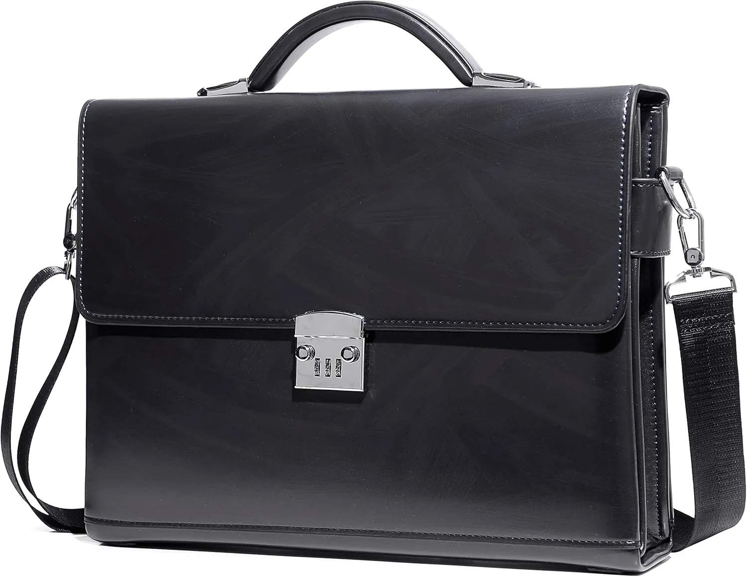 FSD.WG]Business Bag Leather Briefcase Shoulder Laptop Business Bag for Men