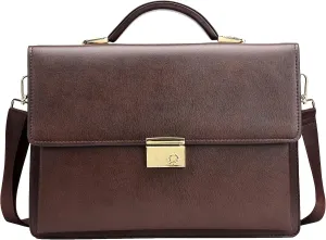 FSD.WG]Business Bag Leather Briefcase Shoulder Laptop Business Bag for Men