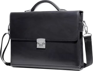 FSD.WG]Business Bag Leather Briefcase Shoulder Laptop Business Bag for Men
