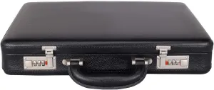 Full Grain Leather Briefcase Attache Case For Unisex Size L17xW3xH12 Inches Briefcase Bag