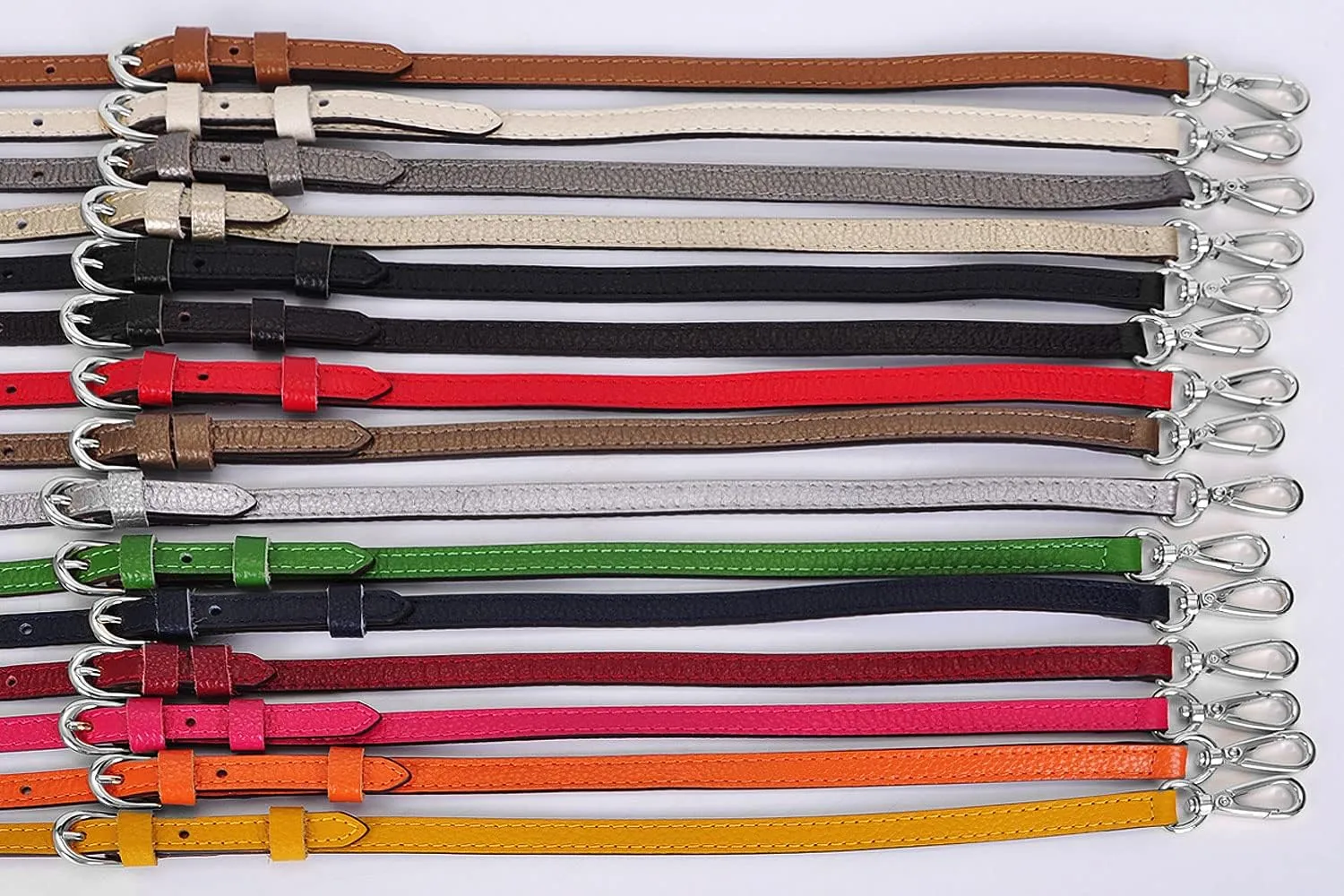 Full Grain Purse Strap Genuine Leather Replacement for Cross Body Bag HandBags