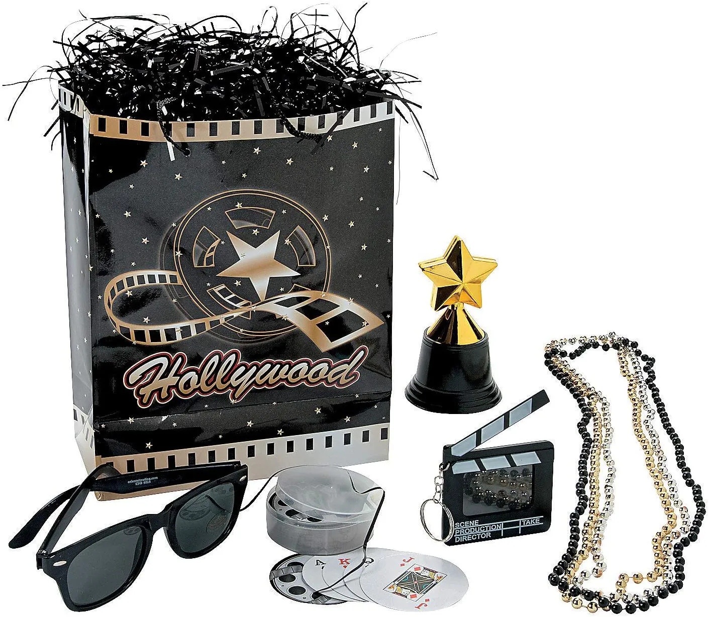 Fun Express - Movie Night Filled Swag Bag - Party Supplies - Pre - Filled Party Favors - Pre - Filled Treat Bags & Boxes - 1 Piece