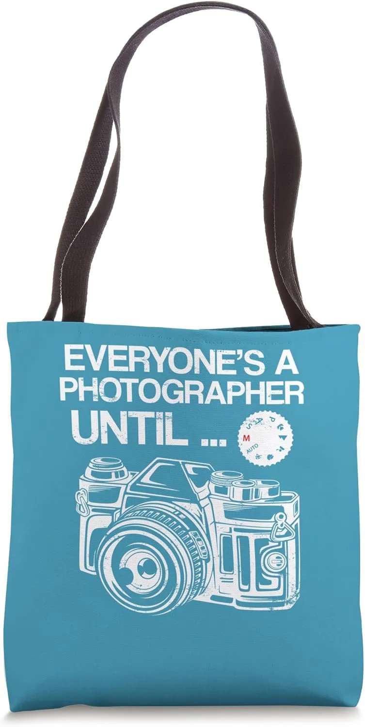 Funny Camera Satire Photographer Photography Gifts Men Women Tote Bag