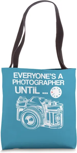 Funny Camera Satire Photographer Photography Gifts Men Women Tote Bag