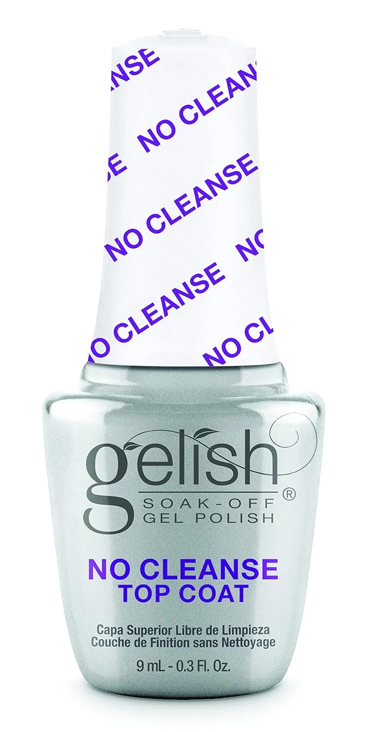 Gelish MINI 9mL Essentials Value Pack – LED/UV Cure, Long-Lasting, Chip-Resistant, Professional Gel Nail Kit for Manicures (No Cleanse Top Coat & Foundation Base Coat Duo)
