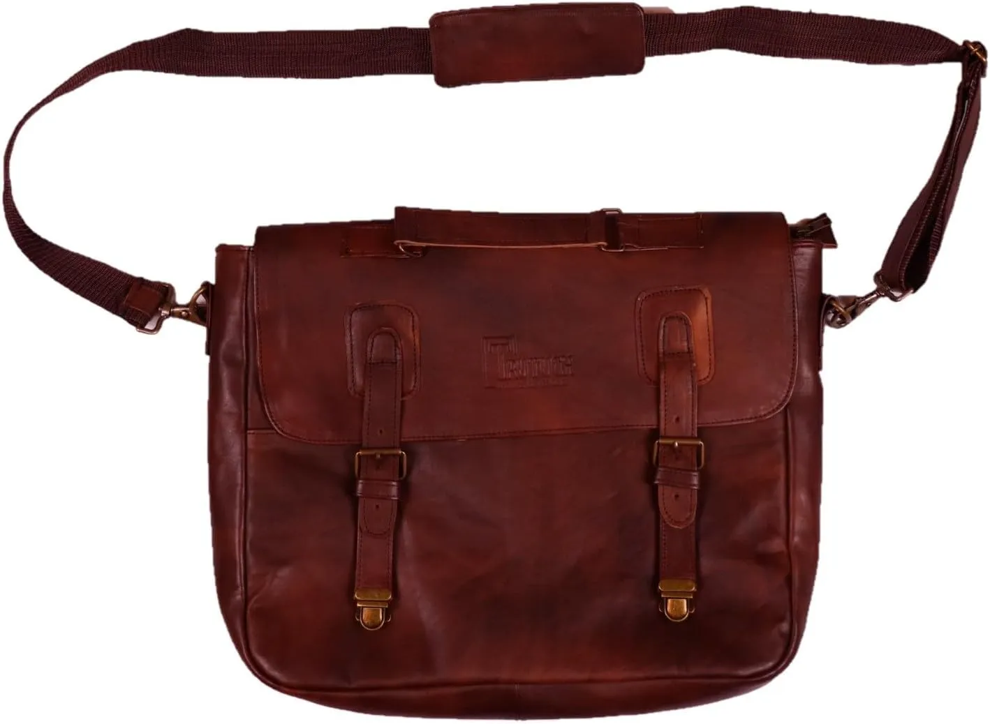 Genuine Leather Laptop Bag | Laptop Bags for Men & Women | Leather Laptop Briefcase | Leather Briefcases | Office Meeting Satchel Messenger Bag | Vintage Sleeve Case Cross body Bag