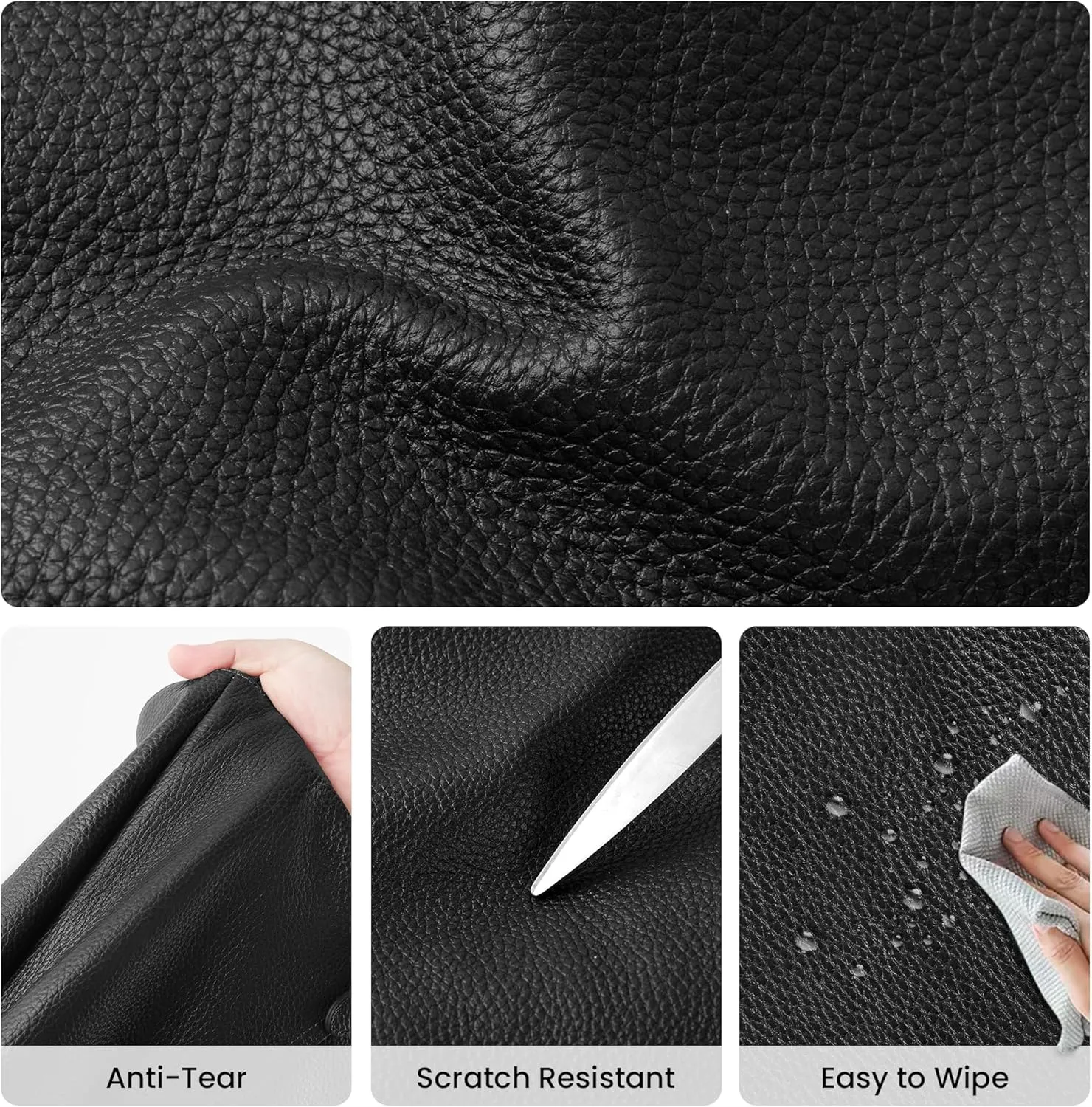 Genuine Leather Tote Bag for Women Large Work Laptop Tote Purse with Adjustable Strap Top-Handle Handbags with Zipper